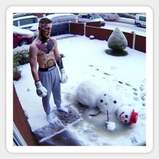 Conor Mcgregor vs Snowman 5/9 Sticker